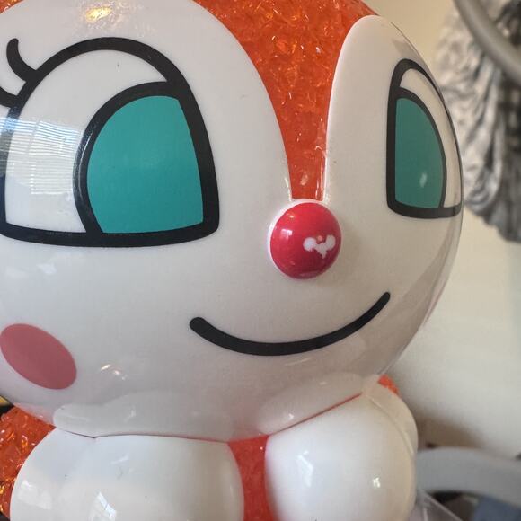 Anpanman Dokin-chan Lighting Doll 2 LED Figure JoyPalette Japan 19cm New Boxed - Picture 4 of 12